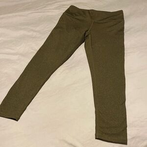 Prana yoga pants L Heather olive black